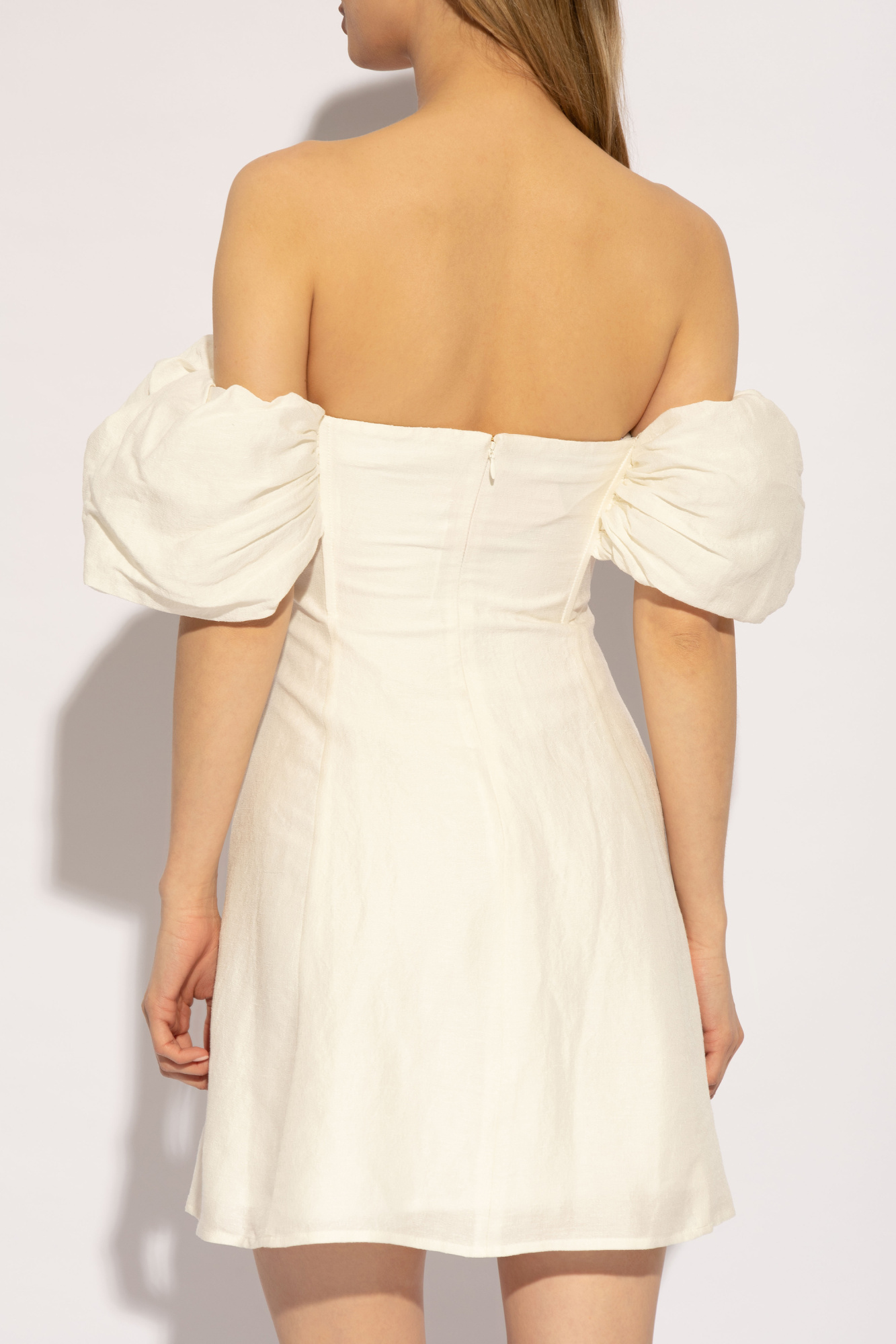 アトリエGG ReMAKE PUFF SLEEVE ホワイト Shirring Detail Puff Sleeve Cropped Top – Endless Rose